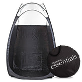 TANNING ESSENTIALS POP UP TANNING TENT - BLACK 1/3 CLEAR